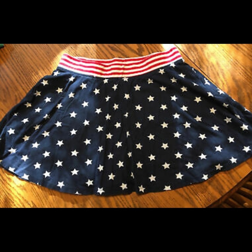 The Childrens Place Girls 5/6 Skort Scooter Blue Star